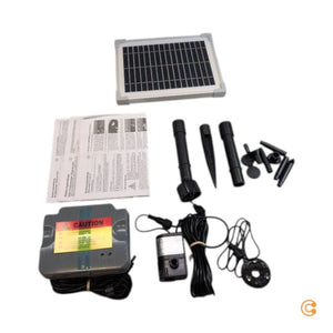 B-Ware Esotec Solar Pumpenset Palermo Teichpumpe Wasserspiel 330L/H Gartenbewässerung