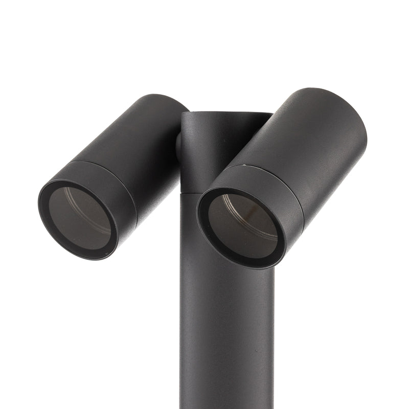 Prios Erdspießstrahler Tulimar LED Außenleuchte anthrazit dimmbar IP65 2-flg. - 4251911747621
