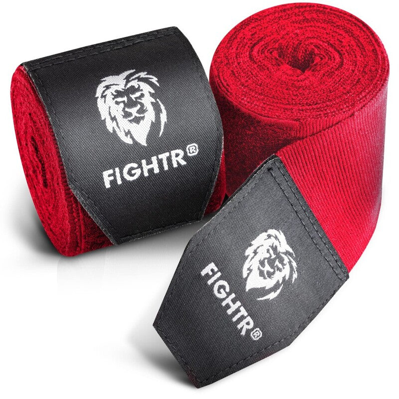 FIGHTR Boxbandage Premium Boxing Hand Wraps 4m stabil und schützend rot - 4270000632167