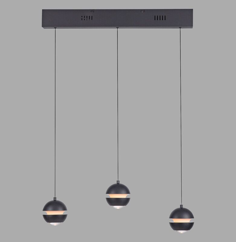 SCHÖNER WOHNEN Pendelleuchte Hängelampe LED LINI verstellbar dimmbar 3-flammig - 4043689018054