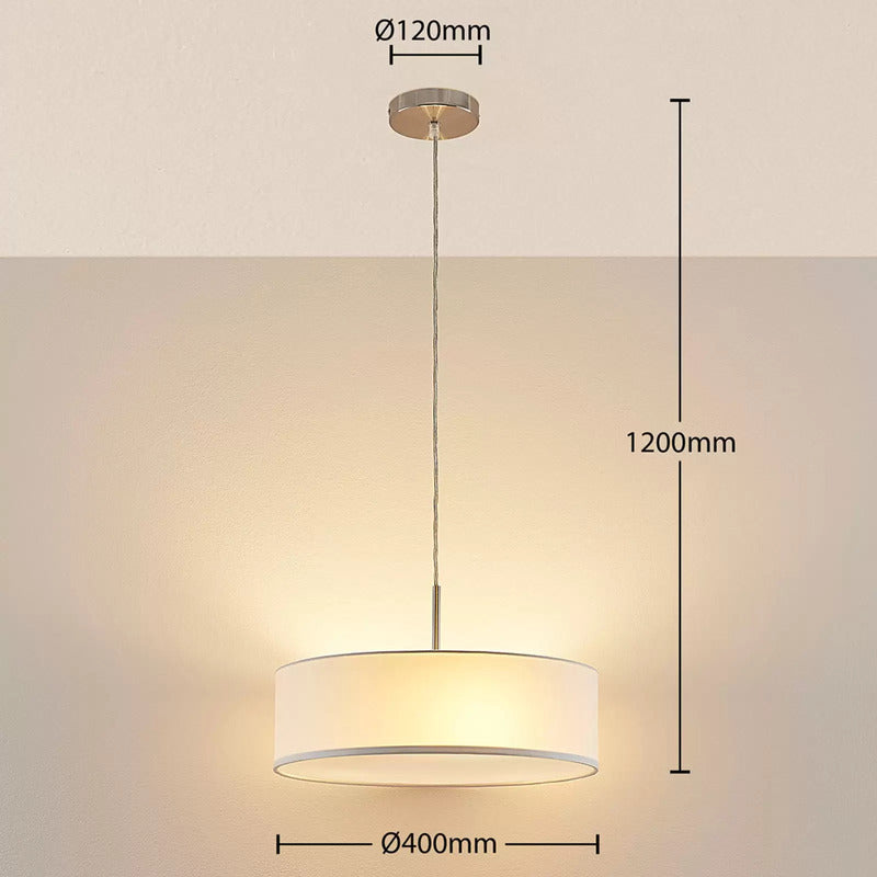 Lindby Hängeleuchte Sebatin Deckenlampe Pendelleuchte Deckenlicht Lampe E27 LED - 4251096502985