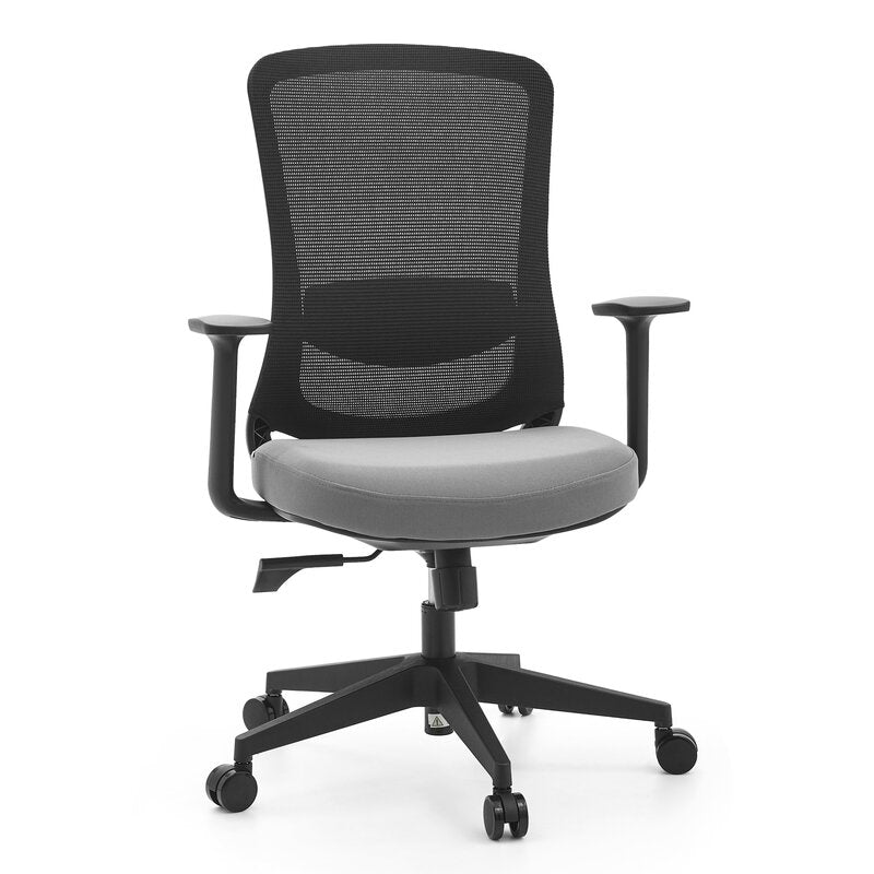 hjh OFFICE Home Office Stuhl Sedito Stoff Netzstoff Armlehnen Bürostuhl schwarz - 4064323108603