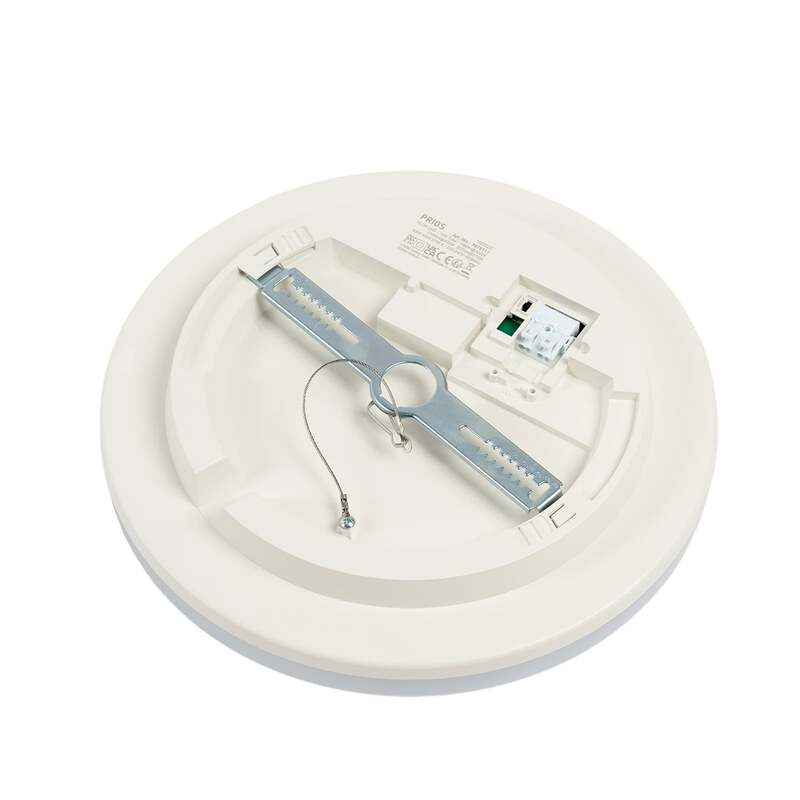 Prios LED-Deckenlampe Artin Ø 28 cm weiß CCT IP65 2880 lm 16,2 W - 4251911707298