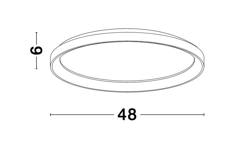 Nova Luce Deckenleuchte Deckenlampe PERTINO LED Lampe Schwarz Warmweiß dimmbar - 5212017428004