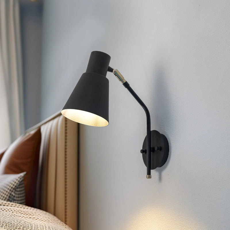 Opviq Wandleuchte Sivani MR-664 LED Wandlampe dimmbar schwarz gold 40cm Lampe - 8681875638721