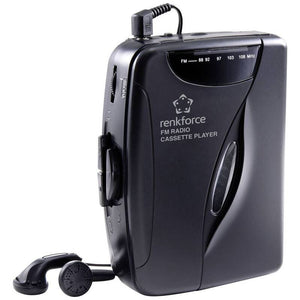 B-Ware Renkforce Tragbarer Kassettenspieler UKW-Radio Walkman Kasetten Spieler 8 STÜCK