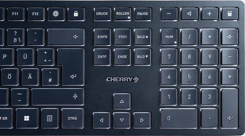 CHERRY KW 9100 SLIM Kabellos Tastatur QWERTZ Schwarz PC-Zubehör Eingabegerät - 4025112097157