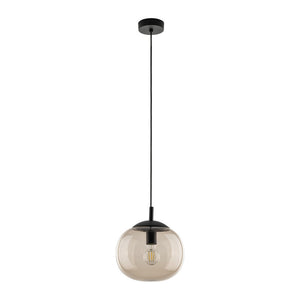 B-Ware TK Lighting Pendelleuchte Hängeleuchte Vibe 30cm LED dimmbar topas schwarz