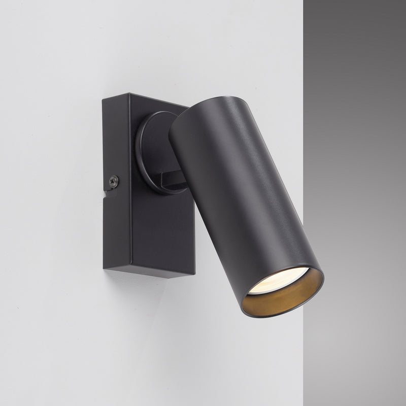 SCHÖNER WOHNEN-Kollektion Wandstrahler RIK LED Wandleuchte Lampe schwarz 20cm - 4043689018320