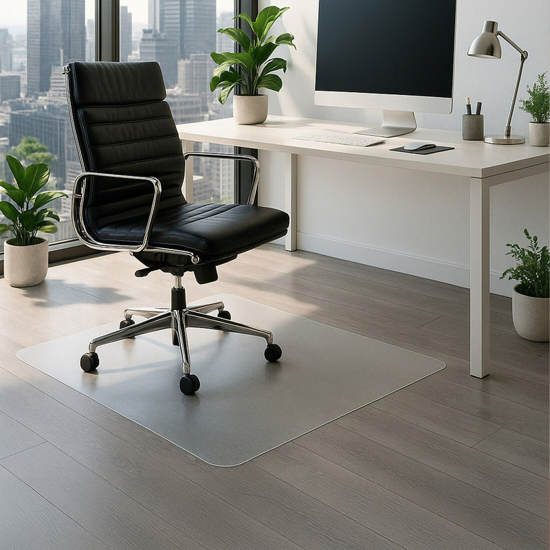 hjh OFFICE Bodenschutzmatte FORTIFLEX 100% Polypropylen transparent 120x90 cm - 4064323107798