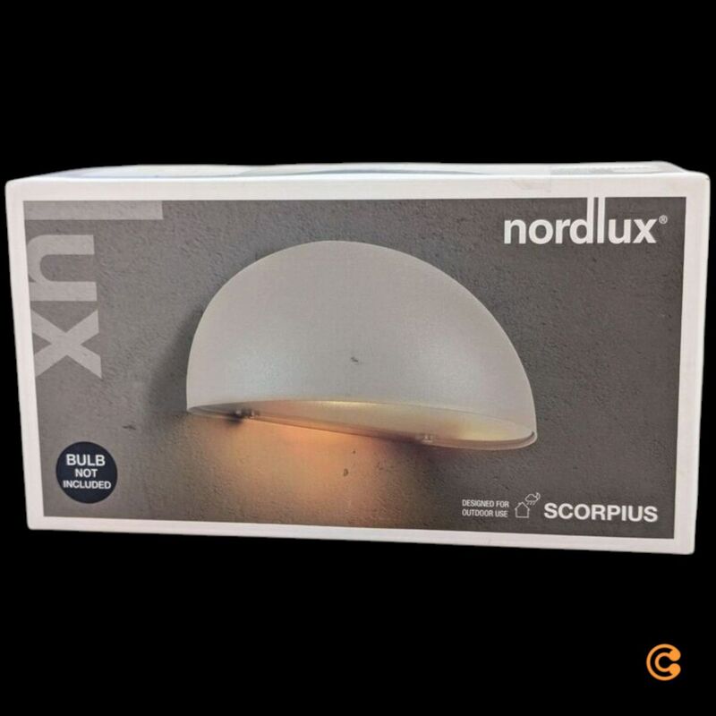 Nordlux Scorpius Außenwandleuchte sandfarben Metall E14 IP33 20x20x10 cm - 5704924010521