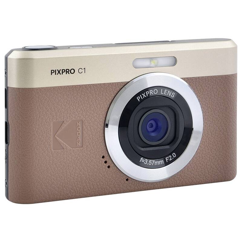 Kodak Digitalkamera PIXPRO C1 Braun 13MP Kompaktkamera Fotokamera Full HD - 0819900014389