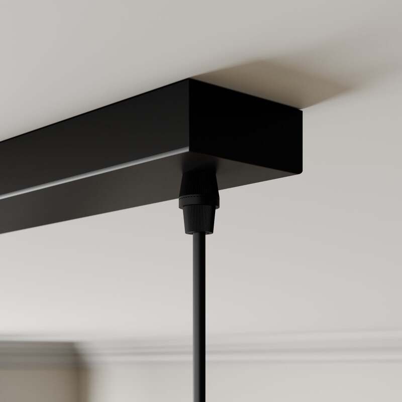 Lindby LED-Pendelleuchte Arina Hängeleuchte Deckenlampe Lampe Schwarz 5-flammig - 4251096547030