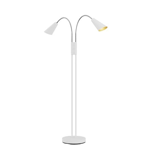 Lucande Medira Stehleuchte Standleuchte Stehlampe Leseleuchte 2-flg GU10 weiß - 4251096577778