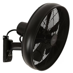 B-Ware Beacon Lighting Wandventilator Breeze schwarz Ø 41 cm leise Ventilator Lampe