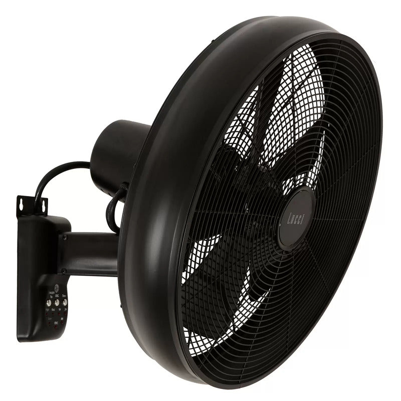 Beacon Lighting Wandventilator Breeze schwarz Ø 41 cm leise Ventilator Lampe - 9333509138150