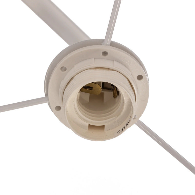 Euluna Deckenleuchte Boucle 6-flammig LED Lampe dimmbar ecru Ø100cm 35cm Höhe - 5905317600644