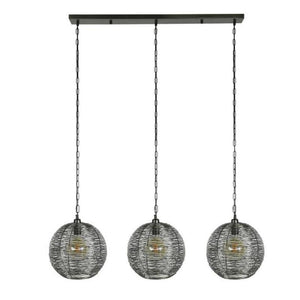B-Ware StoerLights Pendelleuchte Lampe Leuchte Esszimmerlampe Hängelampe Schwarz Nickel