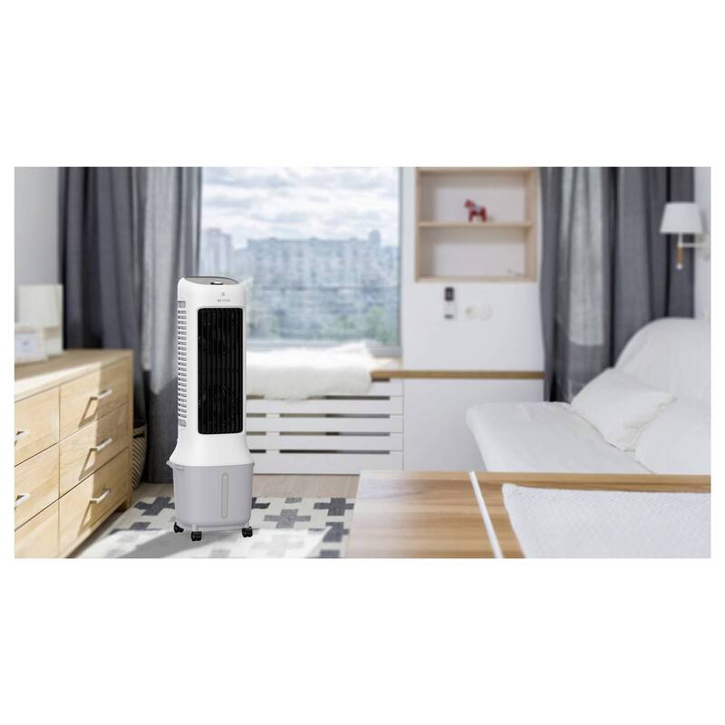 Be Cool Luftkühler 38W App gesteuert 10L Wassertank Fernbedienung weiß 279x309mm - 9005151008418