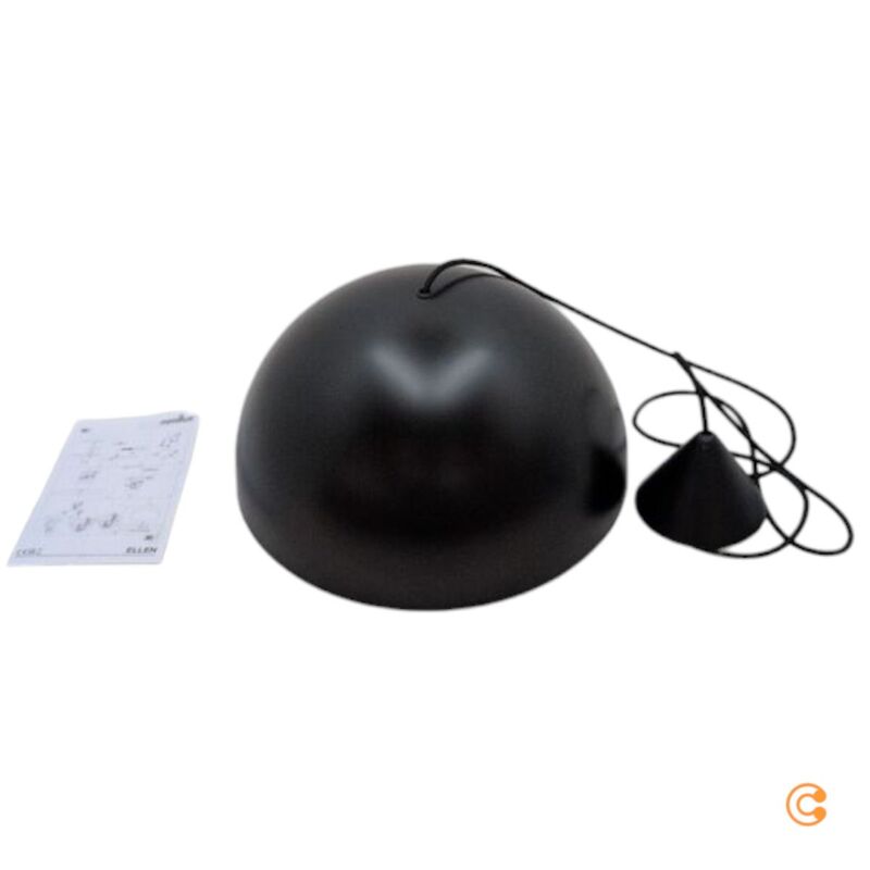 Nordlux Hängeleuchte Pendelleuchte Ellen 40 Lampe dimmbar schwarz 20cm Höhe - 5701581458680