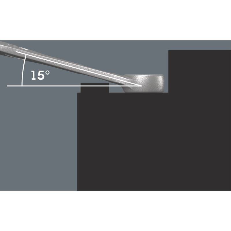 Wera Ring-Maulschlüssel-Satz Joker 6003 11-teilig Handwerkzeug 8-19mm Chromstahl - 4013288214195