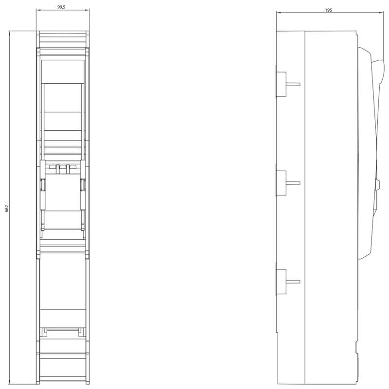 Siemens Sicherungslasttrennschalter 3NJ41833BF01 910A 690V AC robust IP30 1 St. - 4011209513365
