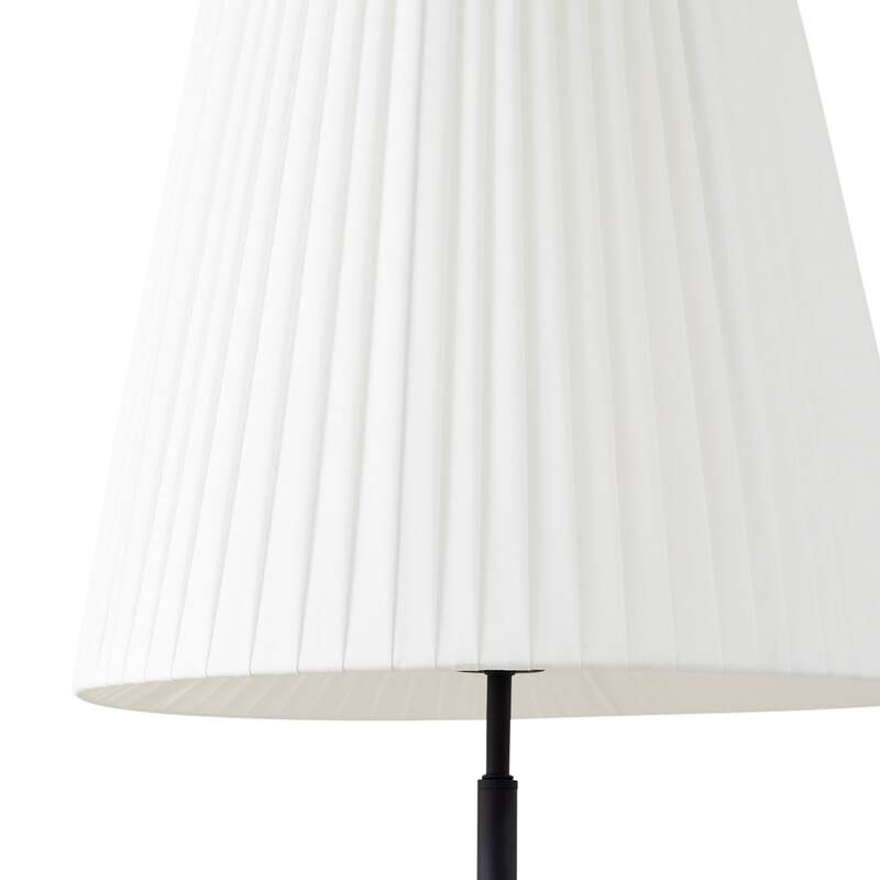 Lindby Stehleuchte Virelle LED Stehlampe Lampe schwarz weiß 170cm Höhe 40cm - 4255830903748