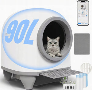 B-Ware HOMALL Katzentoilette offene Katzentoilette selbstreinigend mit Schaufel