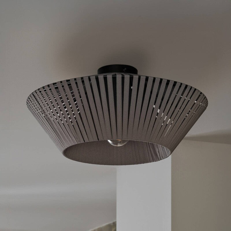 OSRAM Deckenleuchte Decor Stripes E27 Lampe Leuchte anthrazit Ø40.5cm 190mm - 4058075848085