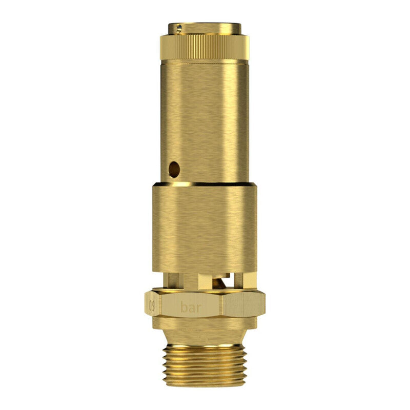 Riegler Sicherheitsventil DN 10 Messing Druckluft Ansprechdruck 11 bar G 3/4 - 4047322050005