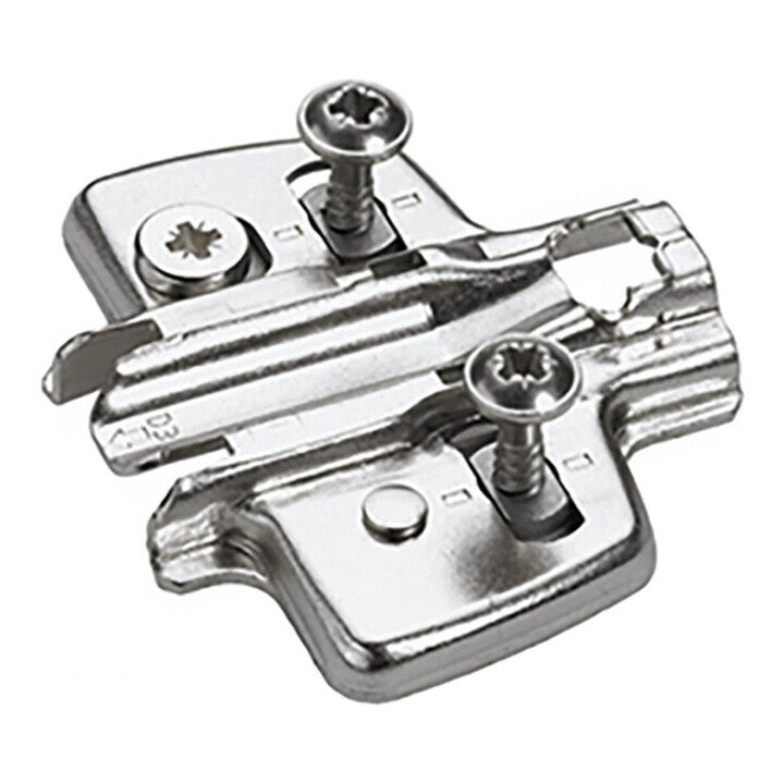 Hettich Montageplatte Kreuzmontageplatte Stahl nickel Sensys Intermat 8 STÜCK - 4023149151729