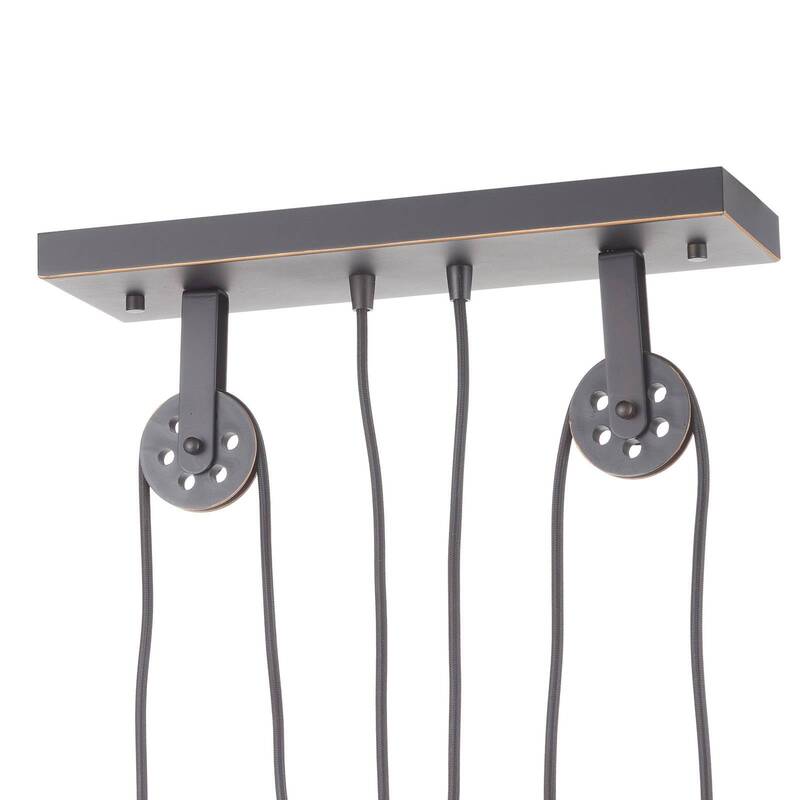 Westinghouse Hängeleuchte Iron Hill Hängeleuchte Lampe Leuchte 3fl. E27 schwarz - 4895105610751