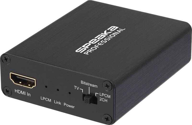 SpeaKa Professional Audio Extraktor SP-AE-H/TC-04v2  SIEHE TEXT/FOTO - 4053199540266