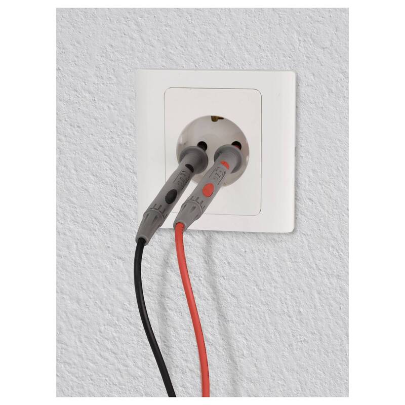 Voltcraft Sicherheits Messleitungs Set MS-4 1.2 m CAT IV 600 V Schwarz Leitung - 4016138688092