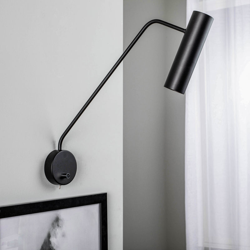Nowodvorski-Lighting Wandstrahler Eye Super dimmbar Leuchte schwarz mit Schalter - 5903139650199