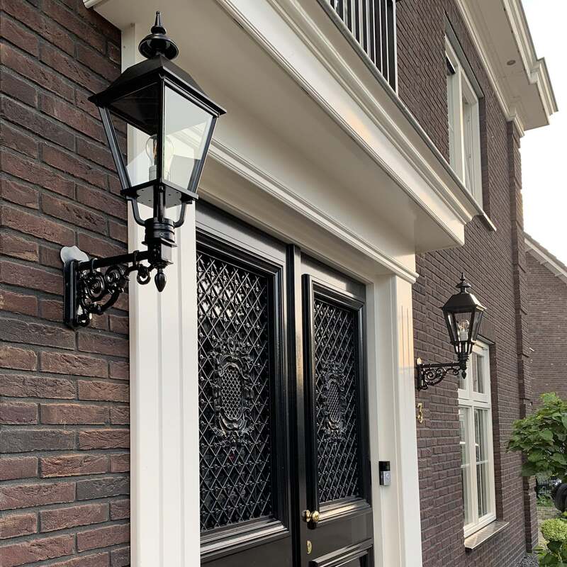 K.S. Verlichting Außenwandleuchte Zandvoort LED Gartenlampe schwarz 70cm IP44 - 8714732122849