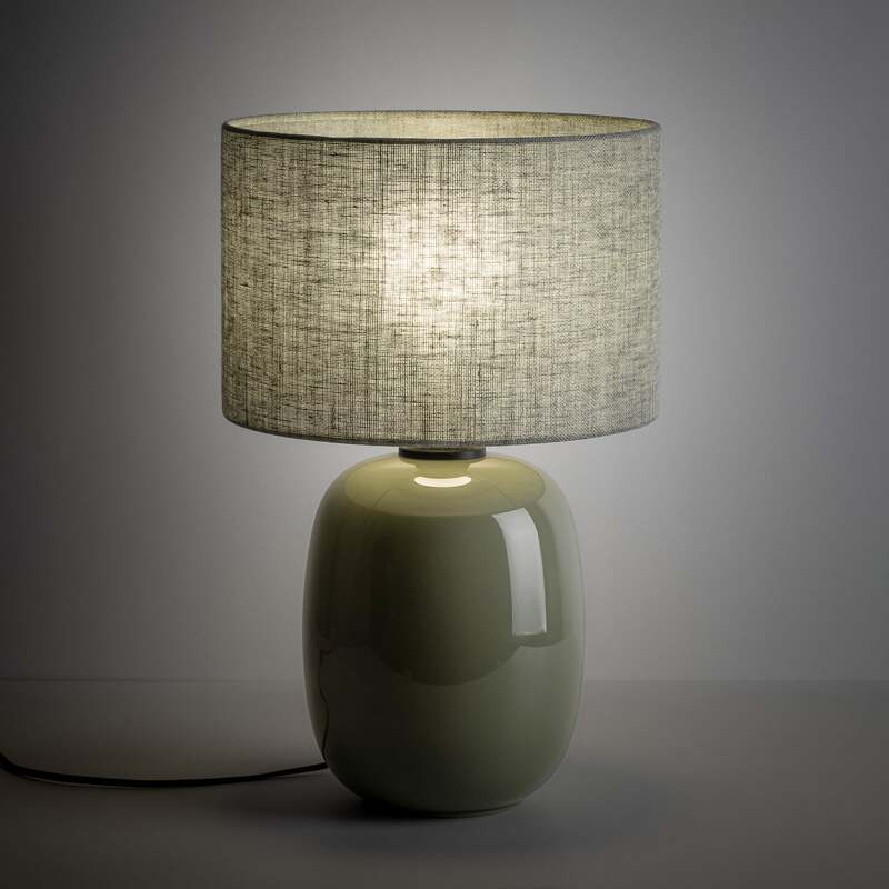 TK-Lighting Tischleuchte Lampe Melody LED Tischlampe Leuchte olivgrün 48cm - 5906135161836
