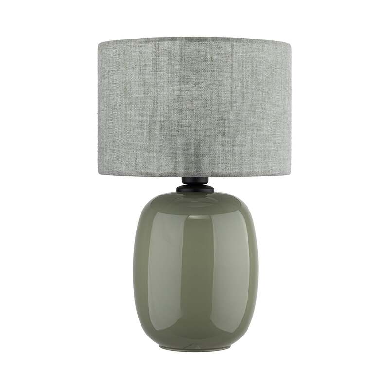TK-Lighting Tischleuchte Lampe Melody LED Tischlampe Leuchte olivgrün 48cm - 5906135161836