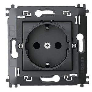 B-Ware LEGRAND L4141MA BTicino Steckdose Anschlussdose Stromversorgung Schuko Schwarz