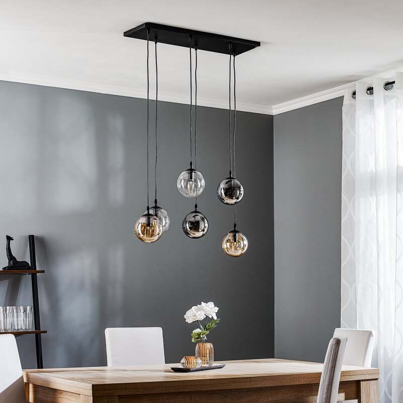 Euluna Hängeleuchte Glassy 6-flg Pendelleuchte Deckenlampe SIEHE TEXT/FOTO - 5901738919099