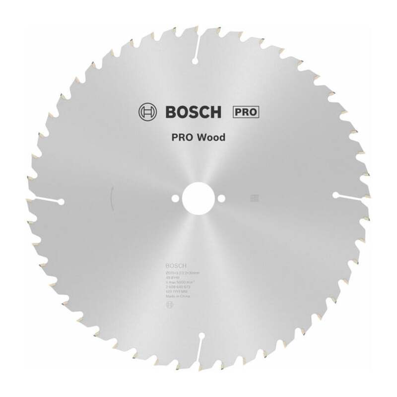 Bosch Kreissägeblatt Optiline Wood 315mm 48 Zähne für Tischkreissägen - 3165140194617