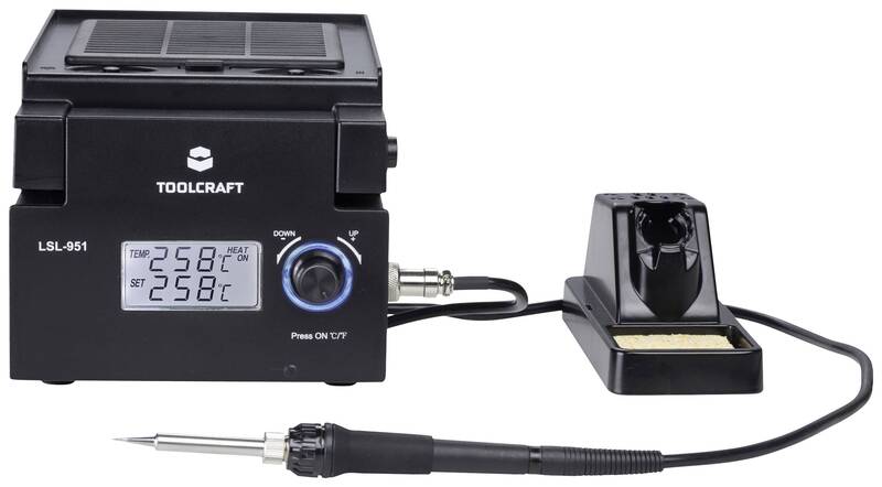 TOOLCRAFT Lötstation Entlötstation Lötkolben Löten Ablageständer Kolben digit514 - 4064161085234