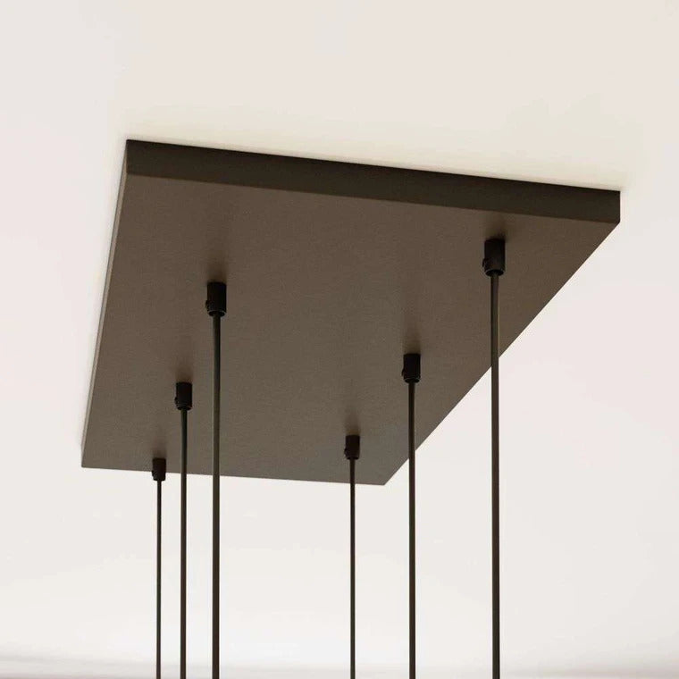 TK Lighting CUBUS Hängeleuchte Pendelleuchte Lampe 6-flammig E27 LED 74 cm Glas - 5901780521646