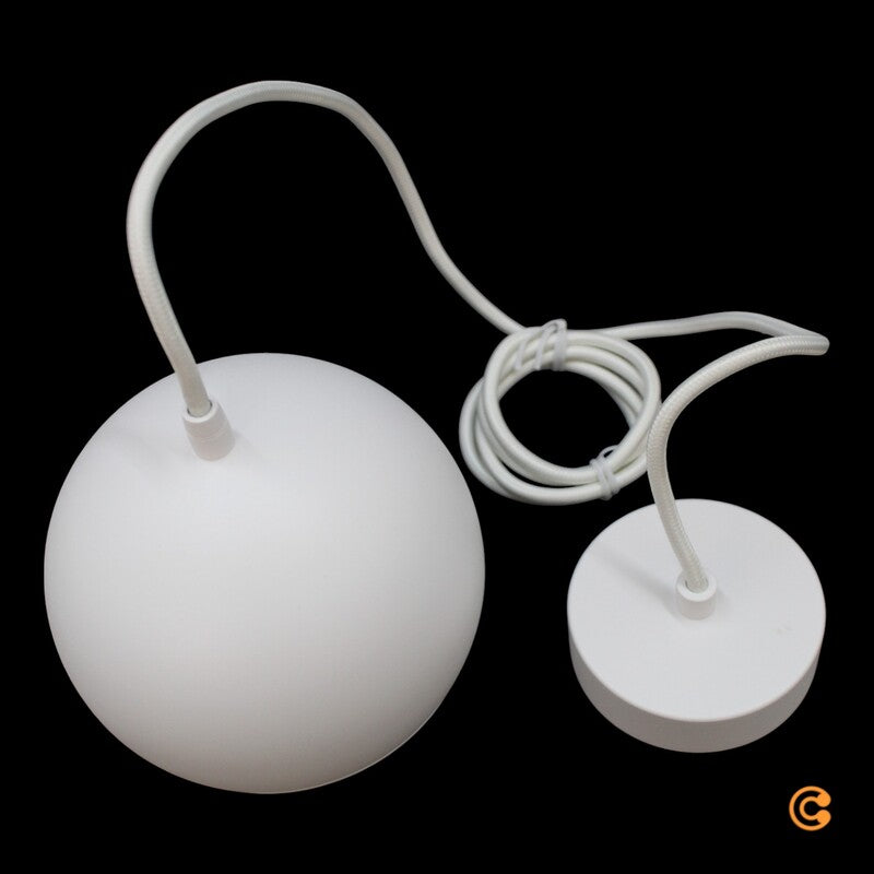 SLV Pendellampe Hängelampe Light Eye 150 weiß Metall dimmbar GU10 Ø 15cm Leuchte - 10043292