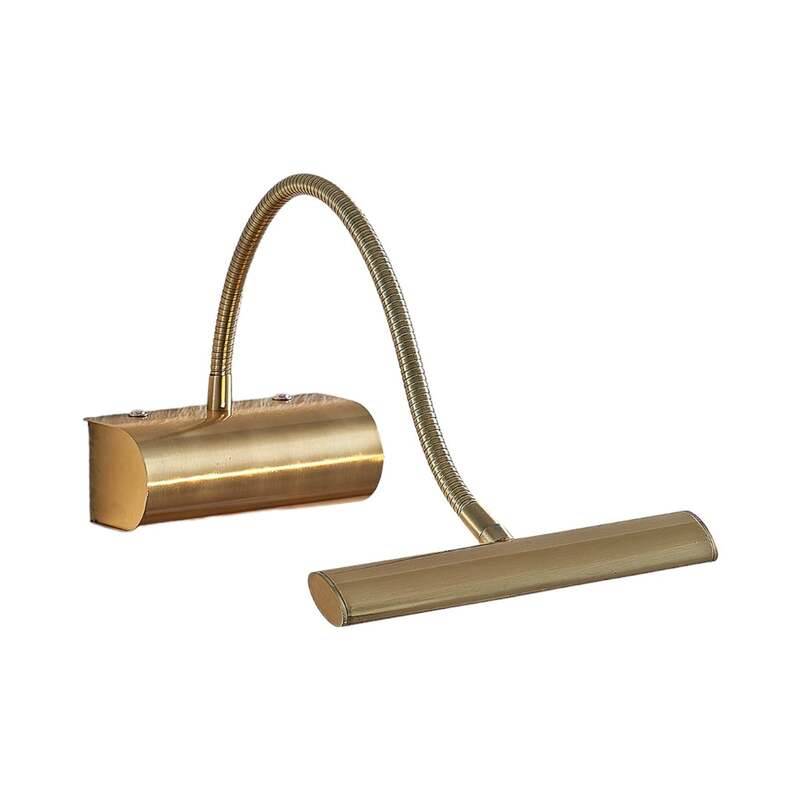 Lindby LED-Bilderleuchte Rakel dimmbar Wandleuchte messing matt Flexarm 18,5cm - 4251096563528