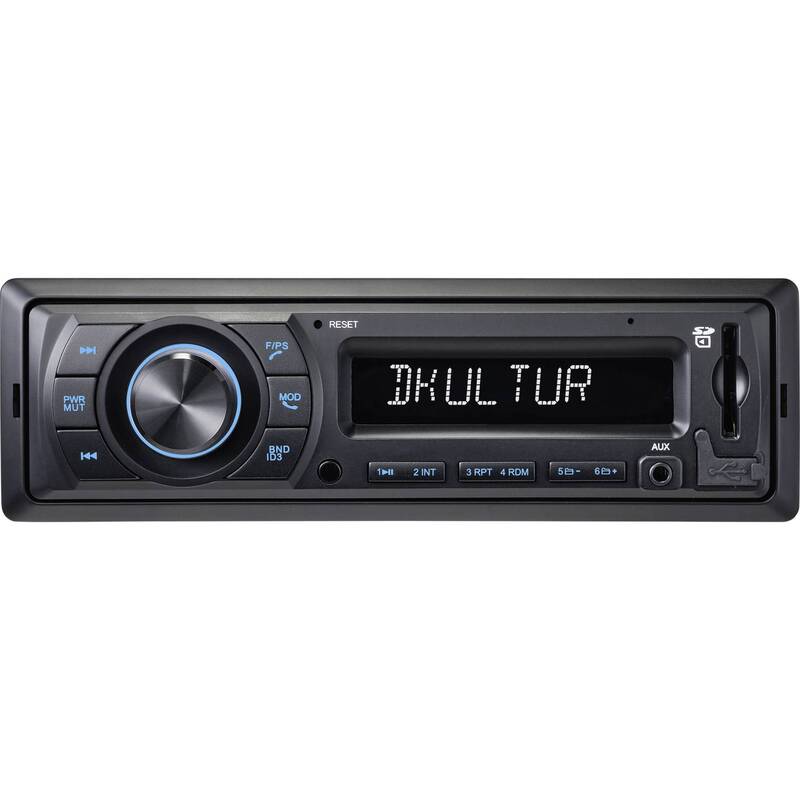 Renkforce Autoradio DAB+ Tuner Bluetooth Freisprecheinrichtung Schwarz 4x40W - 4064161178042