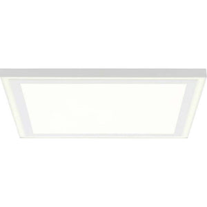 B-Ware Brilliant LED Deckenleuchte Laurice Fernbedienung Weiß Aufbau Panel 40cm CCT 24W