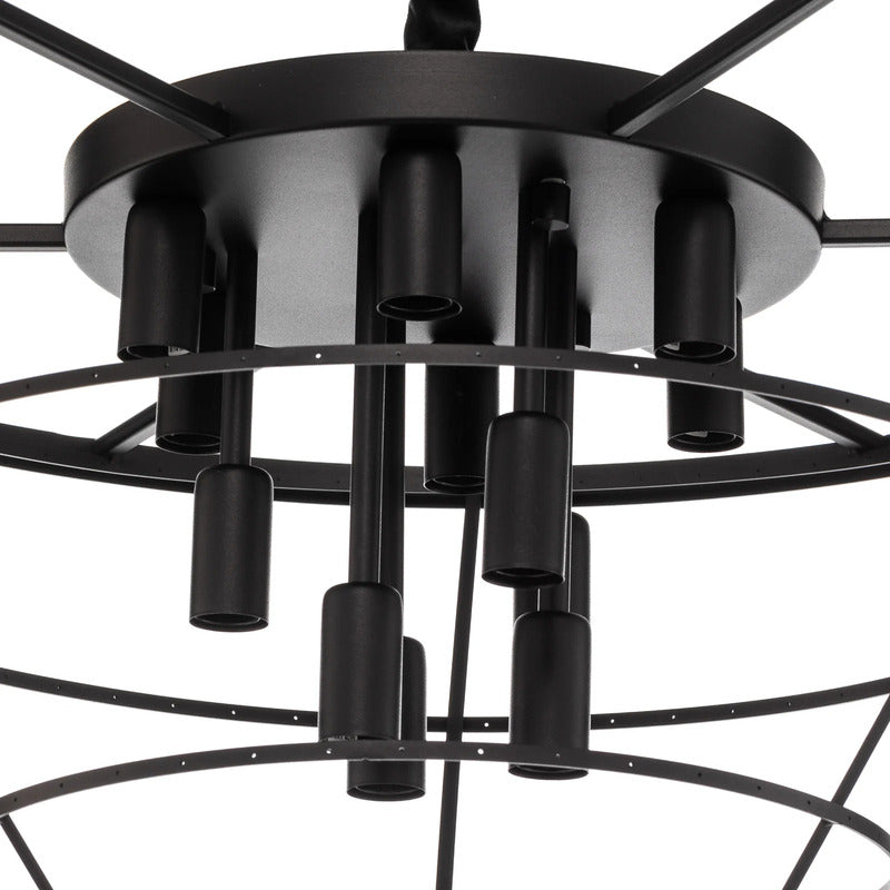 Nowodvorski-Lighting Hängeleuchte Cristal LED Pendelleuchte dimmbar schwarz - 5903139761499