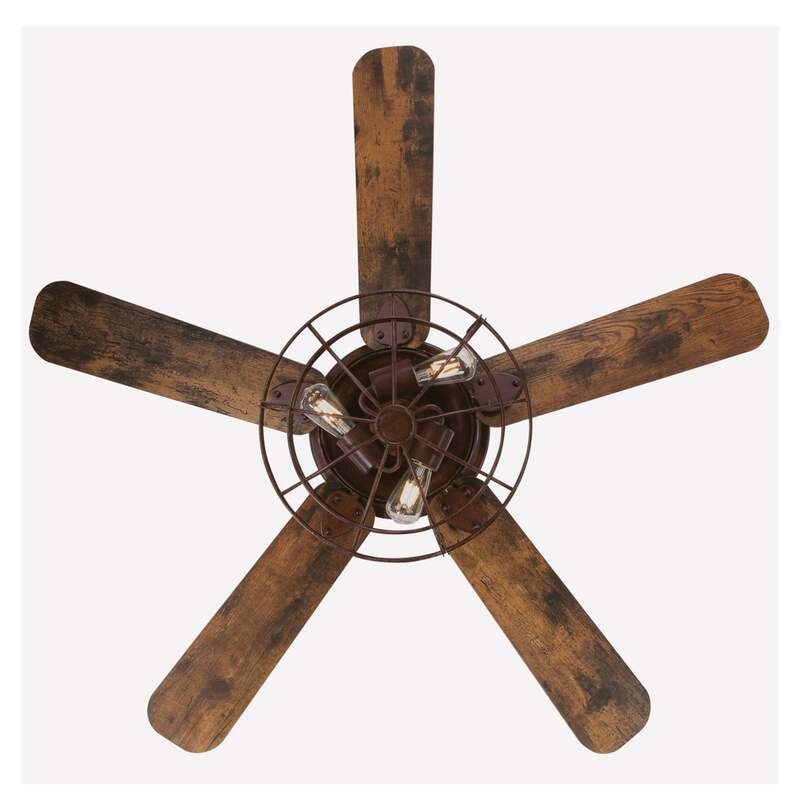 Westinghouse Deckenventilator Barnett Holz Ventilator mit Fernbedienung 122 cm - 4895105612076