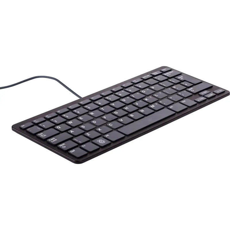 Raspberry Pi Tastatur Keyboard RPI-KEYB USB Hub QWERTY Schwarz Grau 284x121mm US - 0644824914893